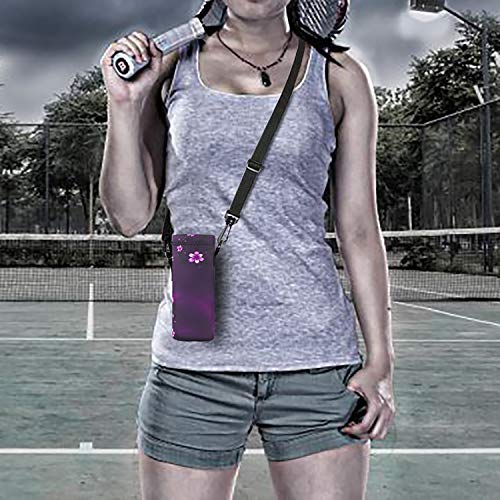 Image of RICHEN Neoprene Water Bottle Carrier Bag with Adjustable Shoulder Strap,Insulated Water Bottle Cover for Stainless Steel /Glass /Plastic Bottles