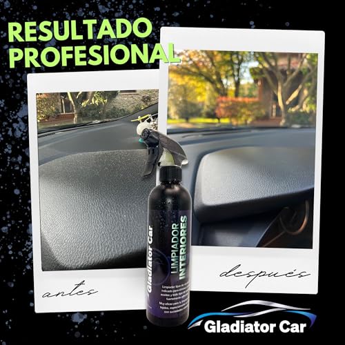 Limpiador Multiusos Profesional APC Para Coche y Moto Elimina Suciedad Grasas y Aceites - Eficaz en Tapicerías y Superficies - Actúa Rápidamente | GLADIATOR CAR - imagen 6