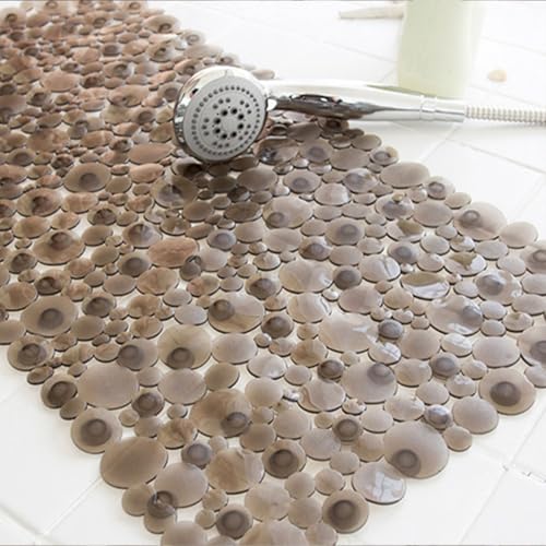 Alfombrilla de baño antideslizante WOONEKY para evitar caídas en la ducha del hogar 6