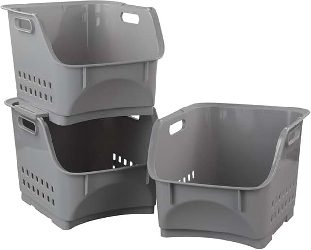 Amazon.co.uk Stackable Storage Bins