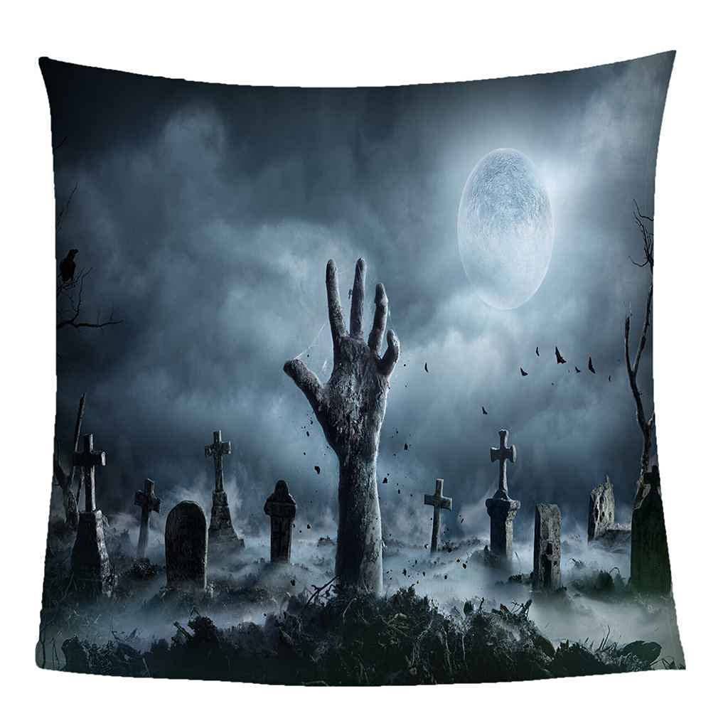 Couverture polaire 150x200cm en flanelle ultra douce et chaude à impression 3D zombie