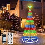 Décoration de Noël parfaite : cette guirlande lumineuse pour sapin de Noël est parfaite pour les décorations intérieures et extérieures, la maison, la cour, le salon, le jardin, le balcon, le porche, le patio, Thanksgiving, Noël, le Nouvel An et d'autres lieux ou vacances.