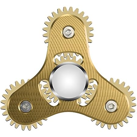 Amazon スピナーpro ハンドスピナー 3ギアタイプ 金 ゴールド Gold 高速ベアリング搭載 ストレス解消 Adhd向け 大人子供に対応 ハンドスピナー おもちゃ