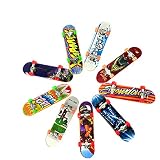 Doigt Planche à roulettes Touche, bébé Enfants Mini Planche à roulettes Professionnelle, 1 pc Skate Park Jouets pour Enfants Jouer ou décoration de Planche à roulettes Doigt （1PC Couleur Aléatoire）