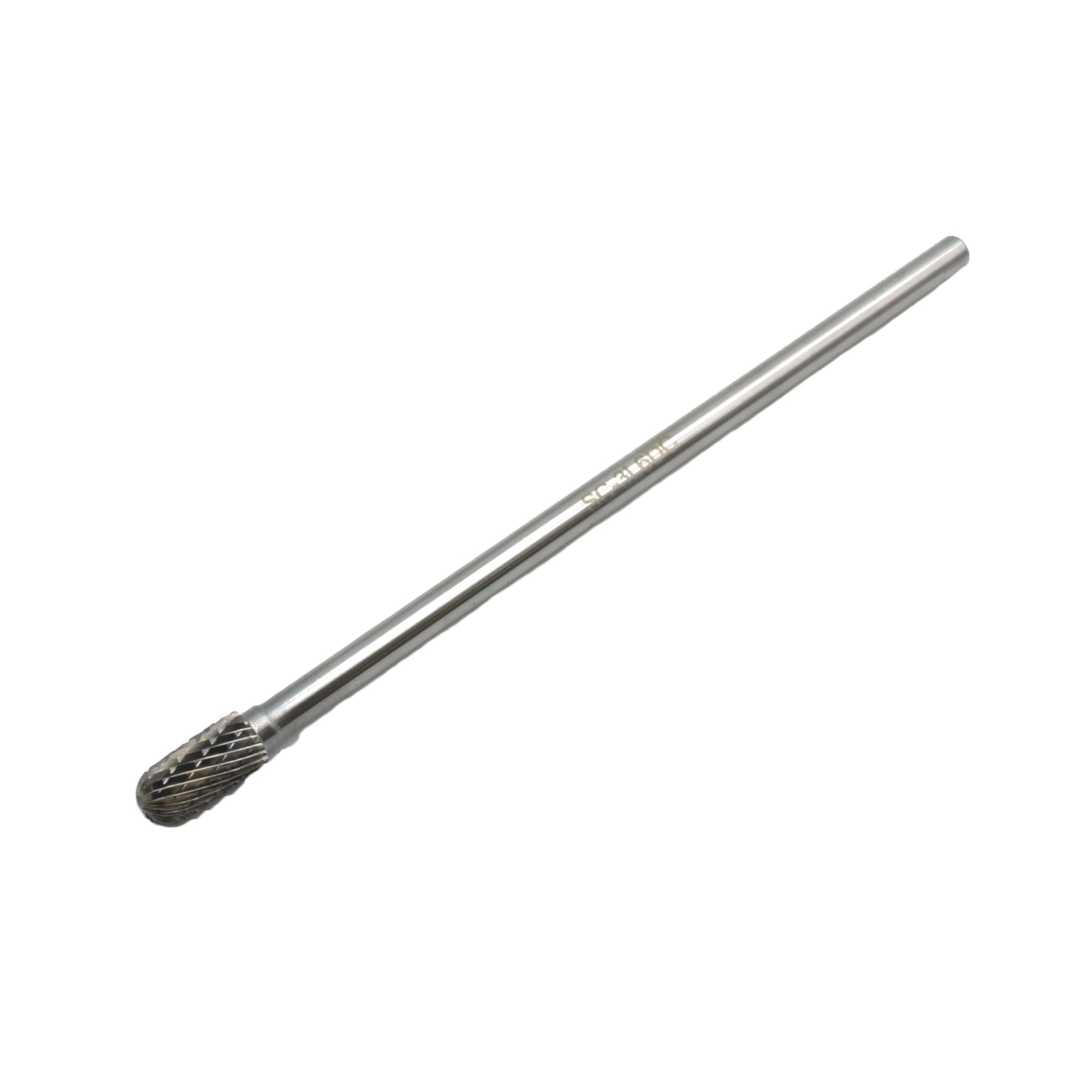 TEMO SD-3L6 Double Cut Carbide Rotary Burr File 3/8" Ball 1/4x6" Long Shank — Amazon image 6