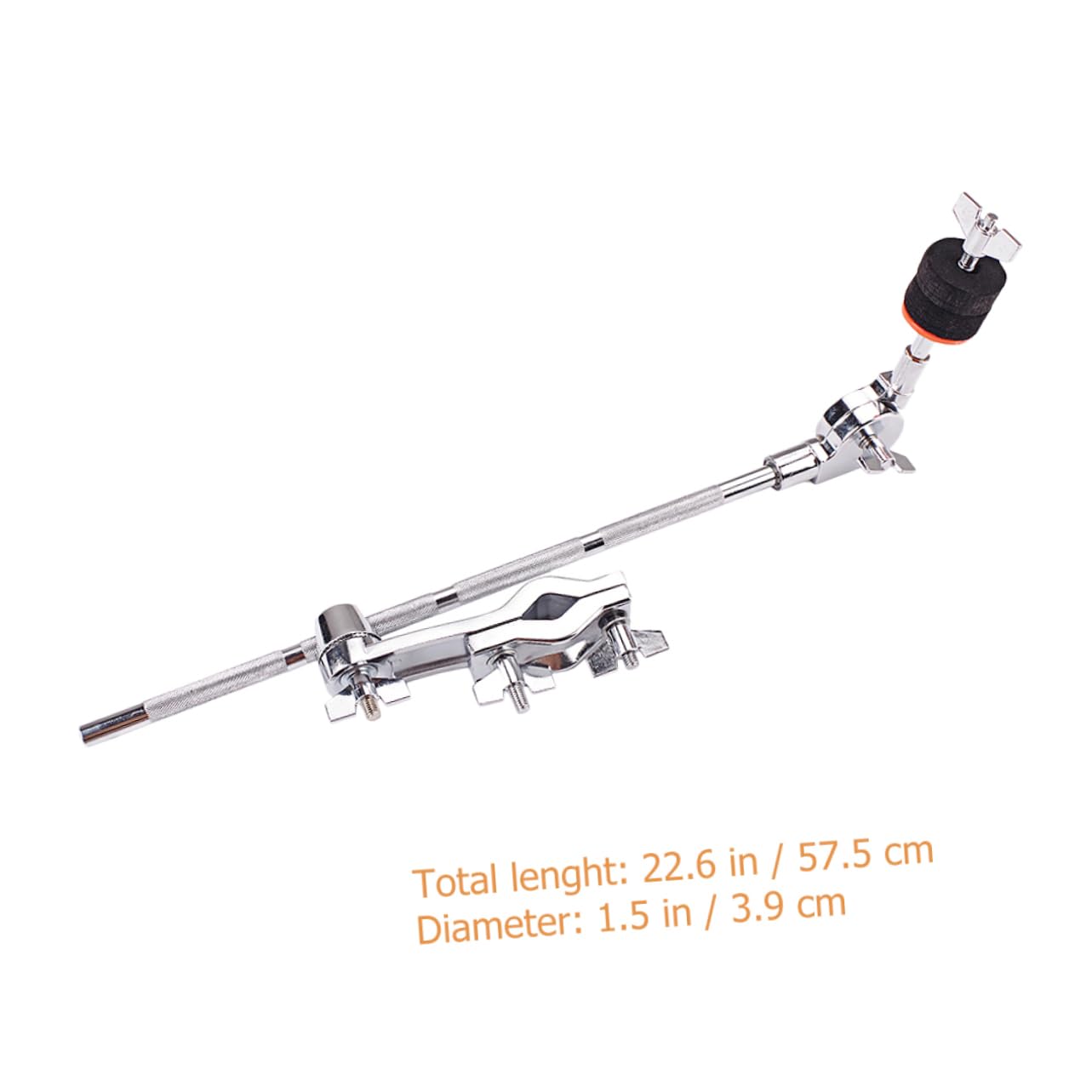 GOOHOCHY Metal Drum Cymbal Clamp Arm Drum Extension Clamp Easy to Assemble Accessories