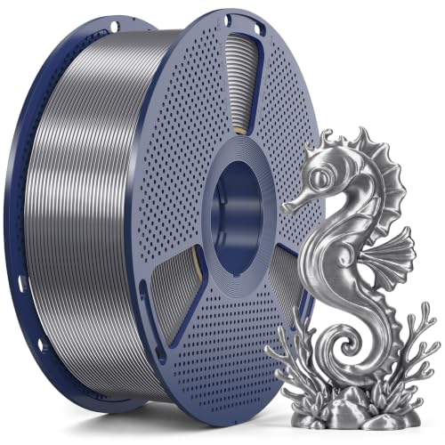 SUNLU Silk 2.0 PLA Filament (Titanium Steel), 1kg