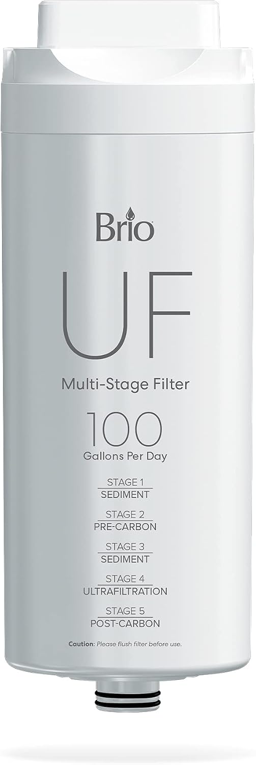 Brio 5-in-1 Ultrafiltration UF Water Cooler Filter Replacement - for model Brio G20 Bottleless Sparkling Water Cooler