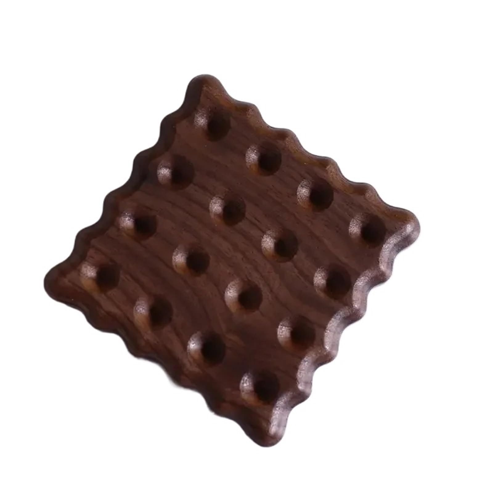 sous-Verres décoratifs en Bois résistants à la Chaleur, 4 pièces, Tapis for Tasses de café et thé, Dessous Verre antidérapants for pour La Maison Le Café(Brown)