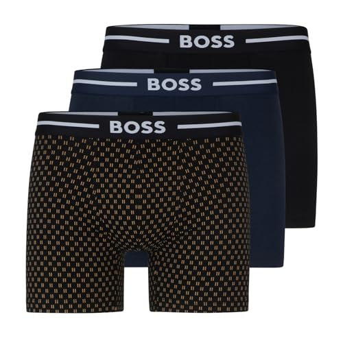 BOSS BoxerBr 3P Bold des, Boxer_Brief Homme, Open Miscellaneous967,