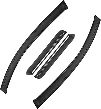 In-Channel Wind Deflector for Toyota C-HR MK1 2016-2024 5 Door Window Visors Sun Rain Guard Vent Weather Shields, Smoke, 4Pcs