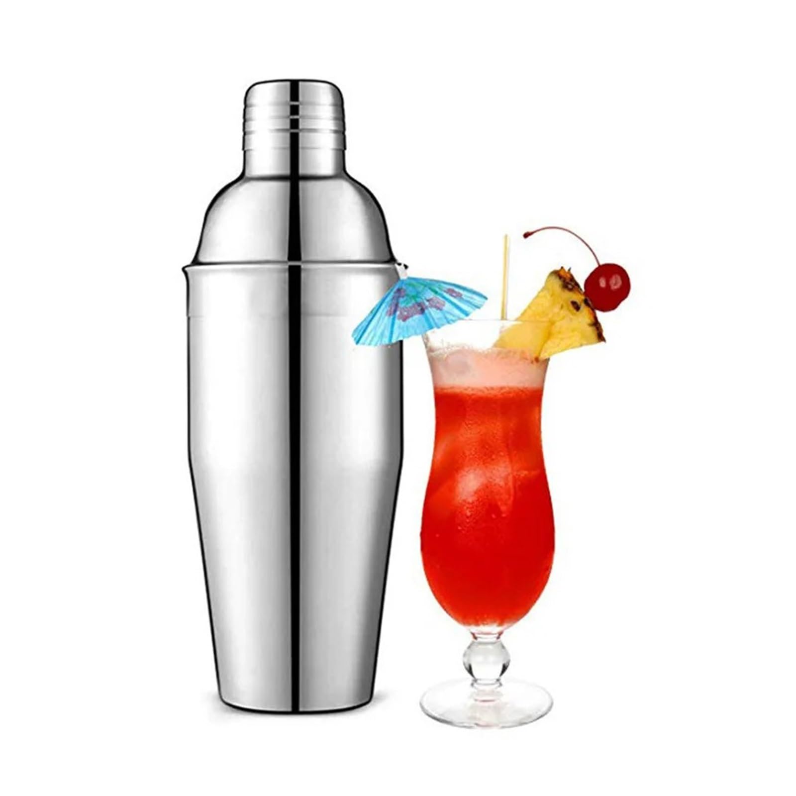 Coctelera de acero inoxidable 350/550/750 ml for herramientas barra fiesta(750ML)