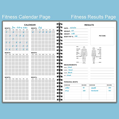 Fitness-Journal-for-Women-Men-A5-Workout-JournalPlanner-to-Track-Weight-Loss-GYM-Bodybuilding-Progress-Daily-Health-Wellness-Tracker-Grey