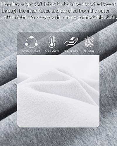 Men's Zip Up Hoodies Soft Brushed Fleece Hooded Sweatshirts Athletic Hoodies for Men S-3XL3