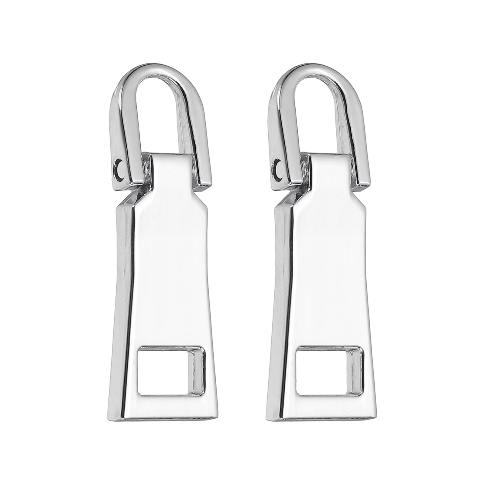 Muiltvoe 2Pcs Zipper Pull Replacement, Detachable Metal Zipper Handle Mend Fixer Tab Repair for Luggage Suitcase Backpack Jacket Bags Boots Coat Handbags, Copper