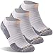 ZEALWOOD Lot de 3 paires de chaussettes de golf en laine mérinos ultra légères Unisexe, 3 x Gris/argenté Ion-Coupe basse, L
