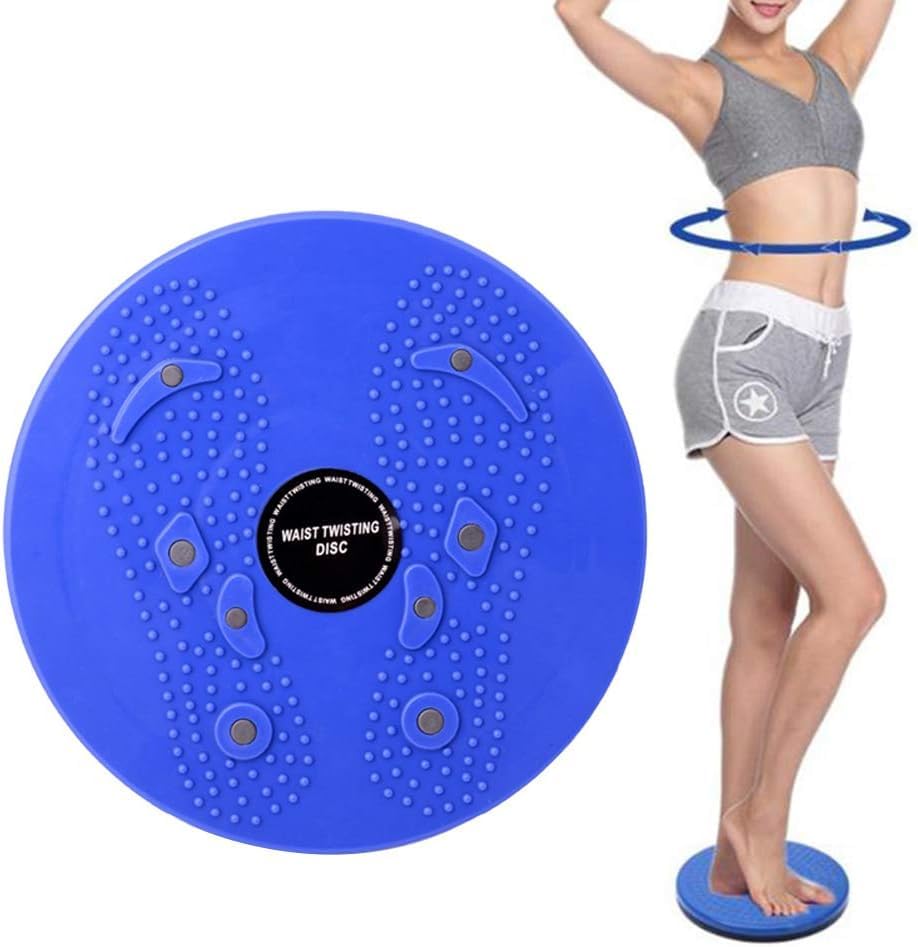 Drumstone (𝗦𝗽𝗲𝗰𝗶𝗮𝗹 𝟭𝟬 𝗬𝗲𝗮𝗿𝘀 𝗪𝗮𝗿𝗿𝗮𝗻𝘁𝘆) Twisting Waist Disc - Magnetic Core Twister Board for Slimming, Strengthening & Reflexology with Foot Massage for Abs, Hips, Back, and Blood Circulation.-picture-22