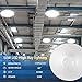 High Bay LED Industrial Lamp - Cold White Light Commercial Lighting for Warehouse, Garage, Factory, Workshop, Gym, Basement