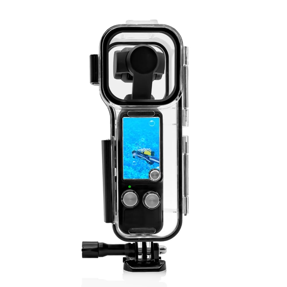 PULUZ Boîtier de plongée 45 m pour DJI Osmo Pocket 3 Accessoires sous-Marins boîtier de Protection Coque PC, Osmo Pocket3 caméra de Photographie sous-Marine étui étanche