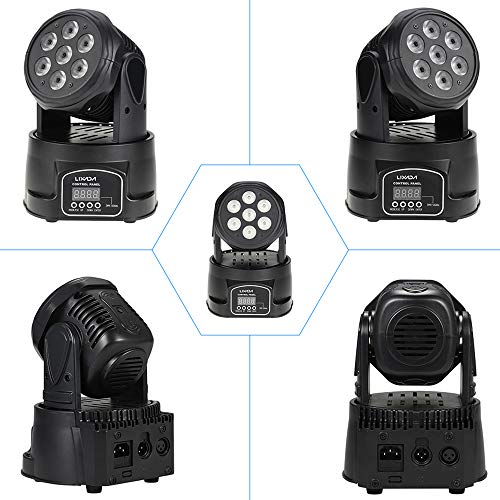 Image of Lixada DMX-512 Stage Lighting Mini Moving Head Light 4 In 1 RGBW LED PAR Light Lighting Strobe Professional 9 /14 Channels 100W AC 100-240V Sound Active for KTV Club Bar Party Disco DJ Show Bands
