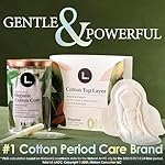 L. Ultra Thin Pads for Women, Organic Cotton Top Layer, Overnight Absorbency, Menstrual Pads with Wings, Made Without Synthetic Pesticides and Fragrances, 36 Count - Image 5