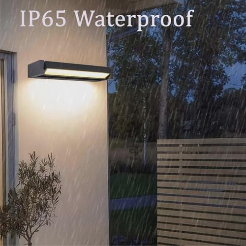 LED Applique Murale Extérieur IP65 Lampe Longue Rotative à 350°