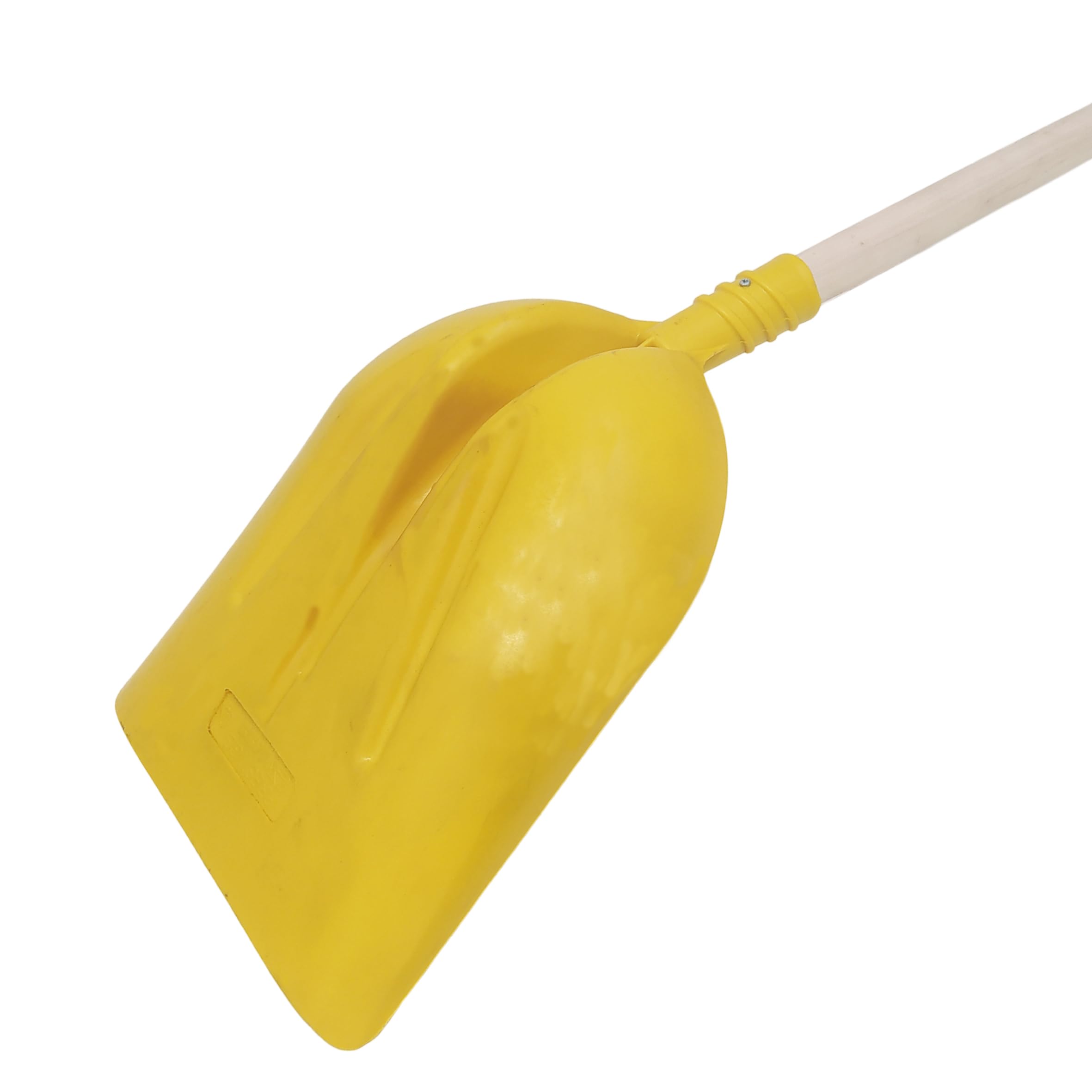 NG NICCOLAI PALA IN FIBRA DI VETRO GRANDI DIMENSIONI GIALLA CON MANICO IN LEGNO MADE IN ITALY