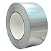 25m x 50mm Aluminiumband Aluminium Klebeband Aluminiumklebebänder selbstklebend, 1 Rolle in silber