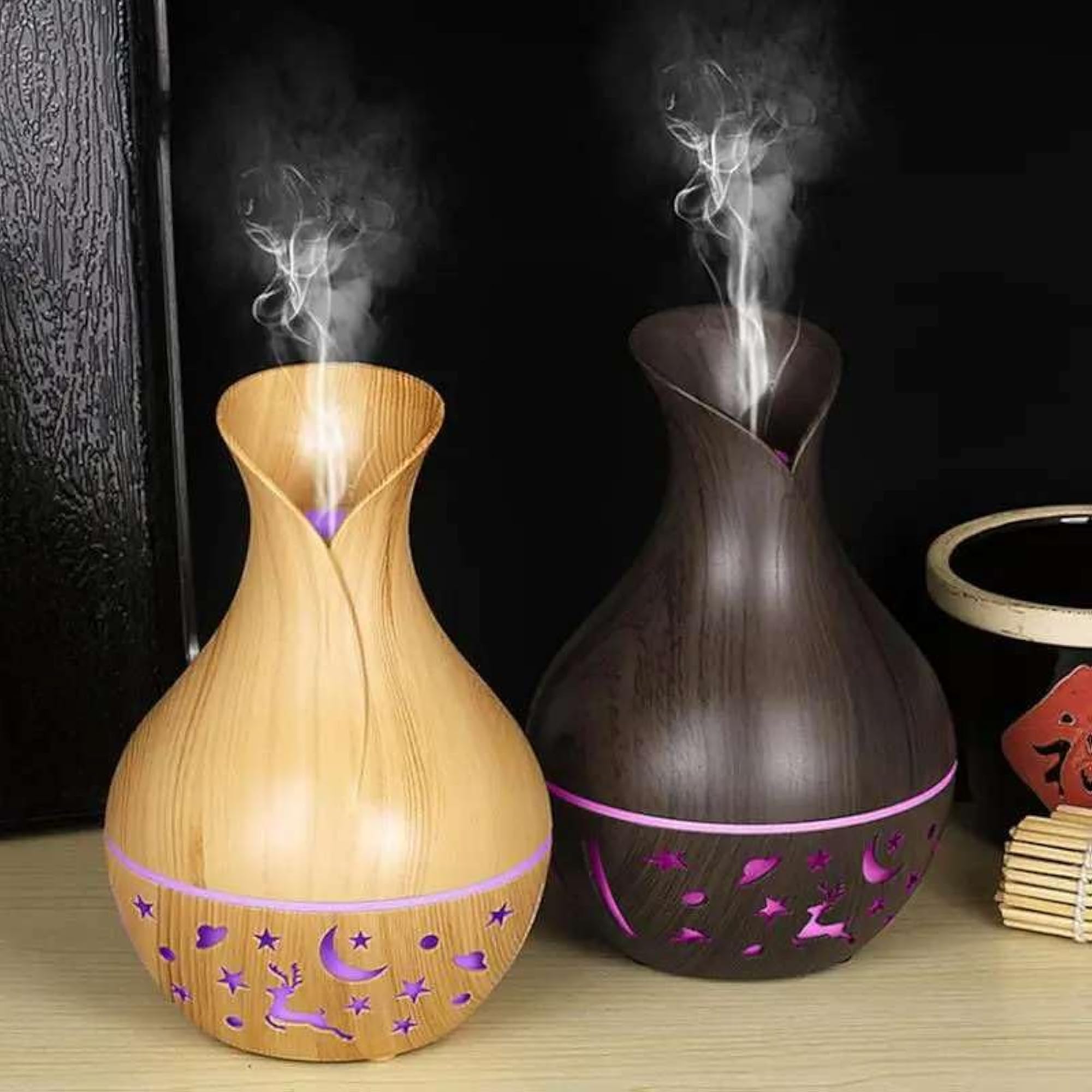 Aromatherapy Diffuser & Humidifier with Colorful LED Lights