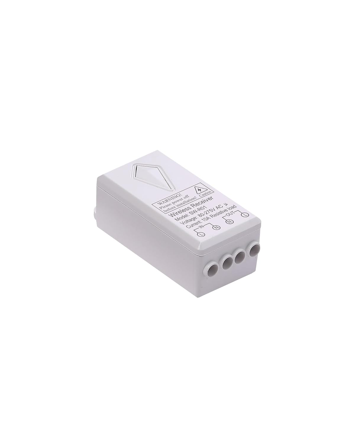 Receiver for Wireless Lights Switch(Receiver Only), No WiFi