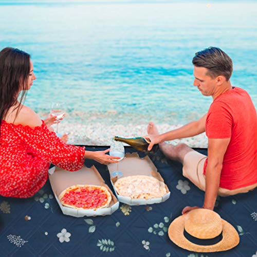 Waterproof Picnic Blanket for Outdoors, Oversized & Sand-Proof Beach Mat Blanket 78”x 59\", Portable Outdoor Blanket with Strap - Thumbnail 6