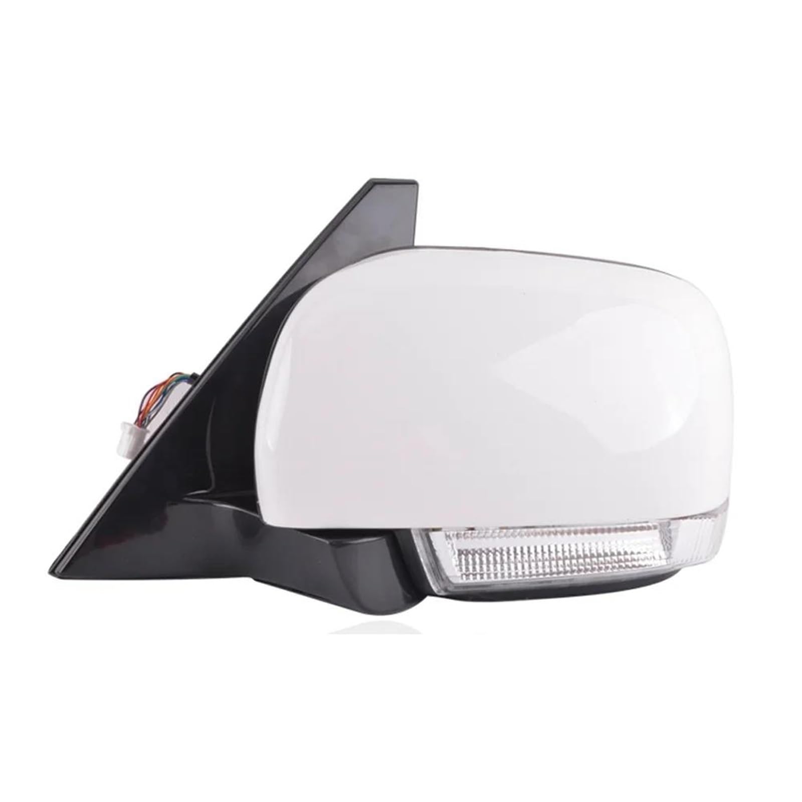 Retrovisor Exterior Coche Conjunto Para Mitsubishi Para PAJERO 4 IV 2007-2016 10Wire Side Para Montero Auto Espejo Retrovisor Lateral Con Plegable Eléctrico(10pin right black)