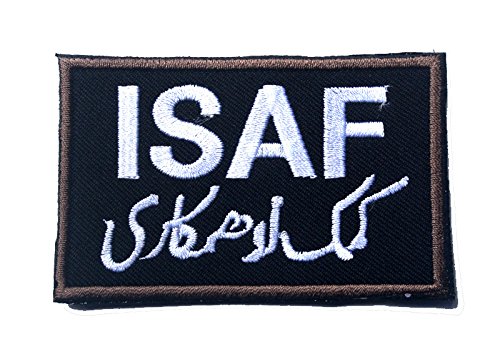 Patch de commando special afghan ecusson brode militaire ISAF de haute finition - 5