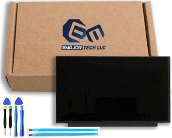 EM EMAJOR TECH New Screen Replacement for PROSTAR Clevo P955EP6 1920X1080 FHD 144Hz Non-Touch LCD LED Screen Display with Set of Tape and Tools