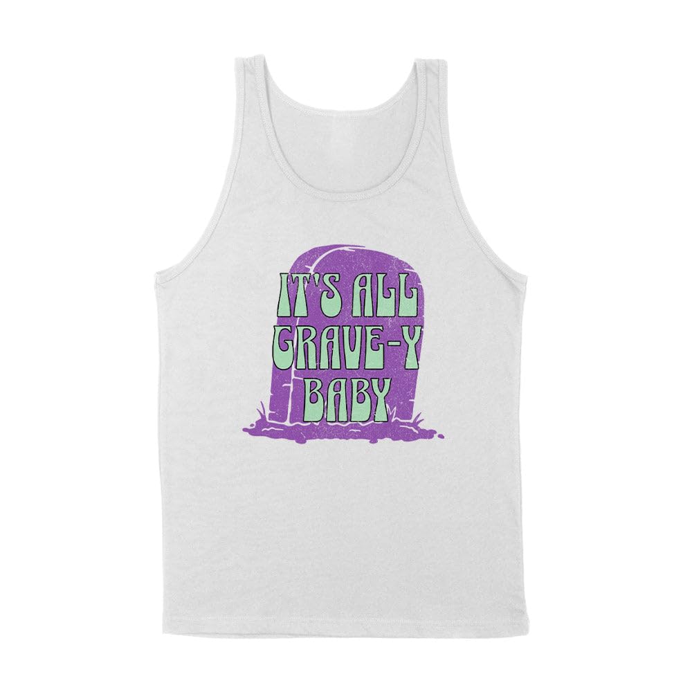 All Grave-y Tank Top Unisex 2X-Large White