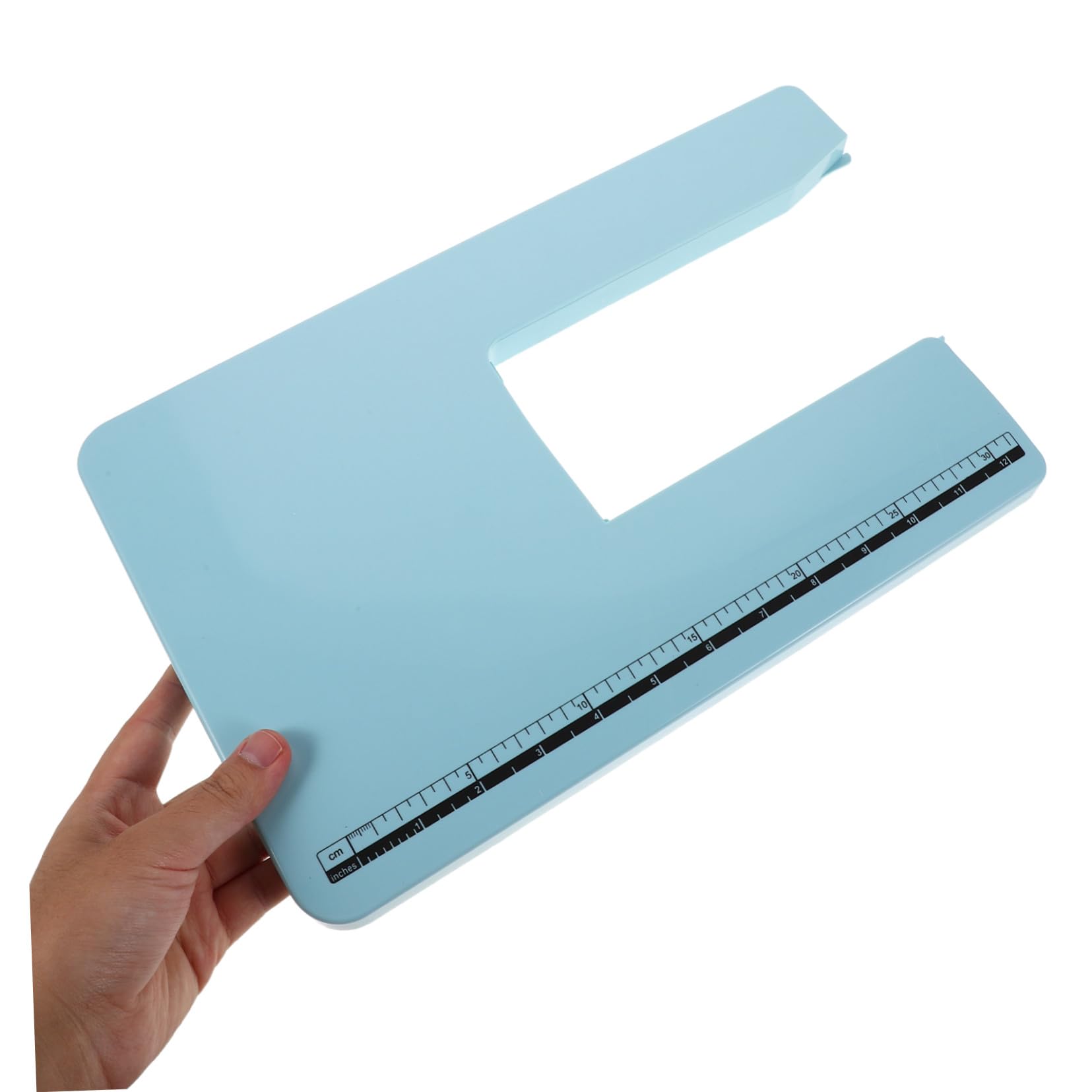 Homoyoyo Table Extension pour Machine à Coudre Bleu Ciel Support Stable pour Couture Quilting et Broderie Accessoire Compact et Polyvalent pour Atelier à Domicile