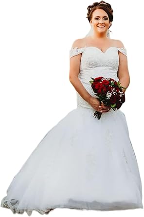 فساتين زفاف Fair Lady Mermaid لفساتين العروس Boho Beach Long Lace Bridal مع القطار