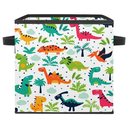 Organiseur cube en tissu pliable avec poignées solides - 2