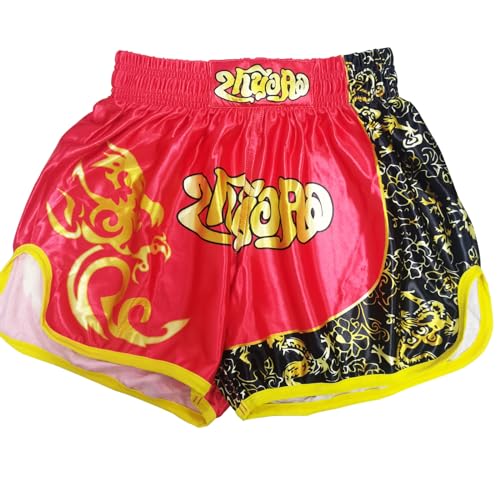 Muay Thai Shorts for Children Traditional MMA Gym Kickboxing Boxing Training Active Shorts