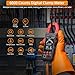 Neoteck Clamp Meter 6000 Counts Clamp Multimeter 800A AC Current Multimeter Auto Selection Color Screen TRMS Voltage,Capacitance,Continuity,Resistance,NCV,Diode,Frequency for Home,Auto,Industrial,HVAC