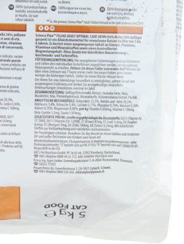 Hill's Science Plan 4294 Hills Feline Adult Huhn 5kg