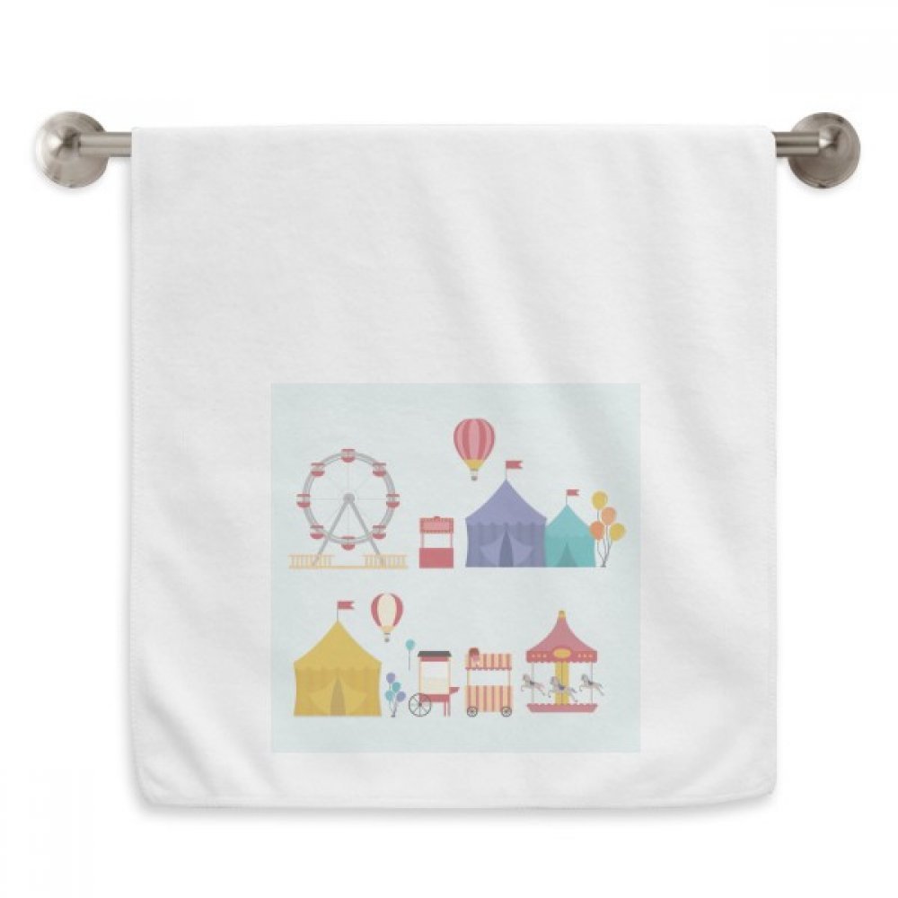 Serviette débarbouillette parc d'attractions pour la toilette des enfants