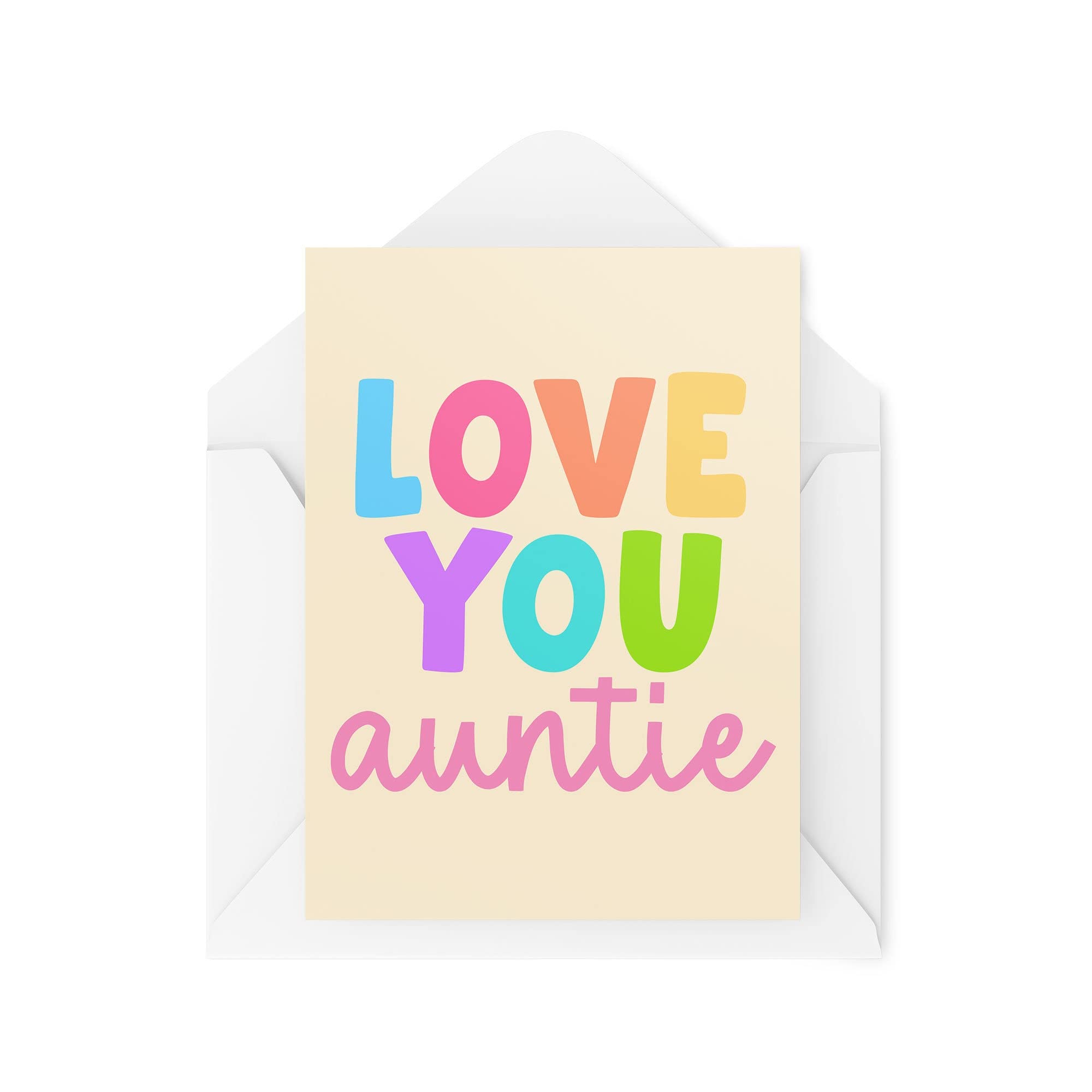 Funny Novelty Greeting Cards | Love You Auntie | Birthday Sister From Nephew From Niece Thinking Of You Banter Funny Joke | CBH1287