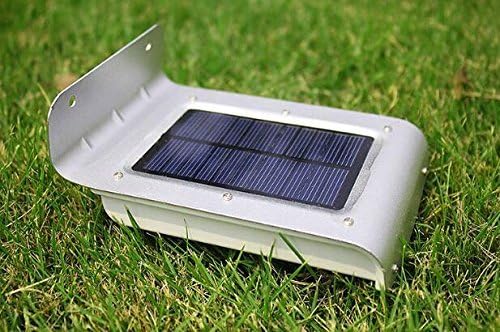 Frostfire 16 Bright LED Wireless Solar Powered Motion Sensor Light (Weatherproof, no batteries required)