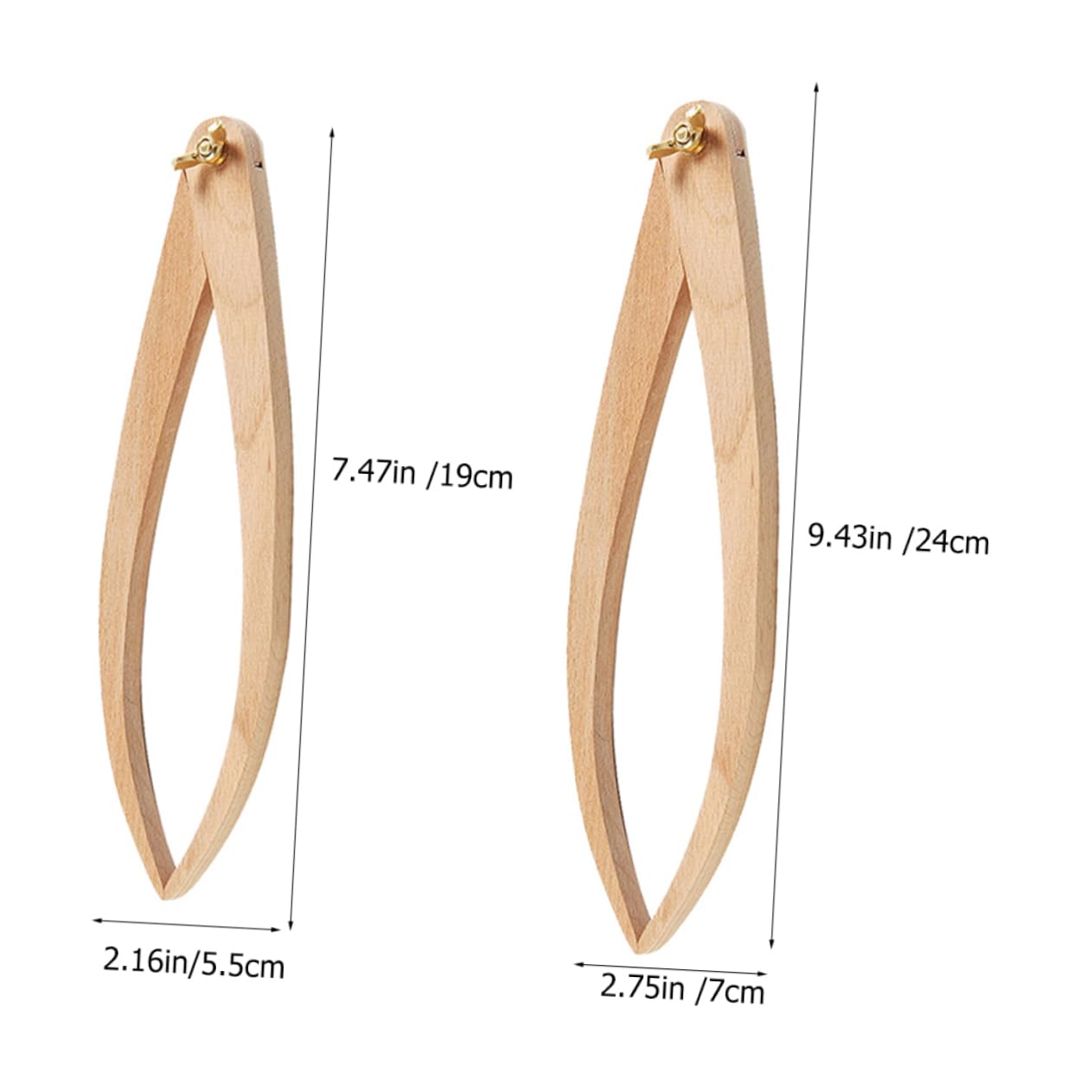 Gadpiparty 5 Series Calibradores De Rango Cerámico Arcilla Calibradores De Cerámica Herramienta De Medición De Madera Calibre De Escultura Calibres Curvos Calibradores De Medida 2 Piezas X 5