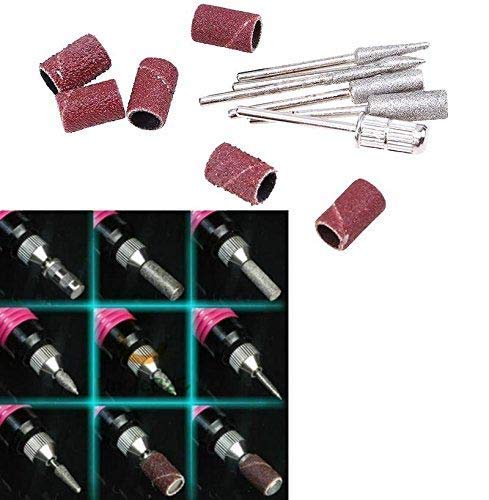 Image of DIY Crafts Pack Of 6 Pcs Set, Design No# 5, Repair 6 - Pcs Tool Drill File Bit Buffer Acrylic Manicure Electric Machine DIY To (Pack Of 6 Pcs Set, Design No# 5)