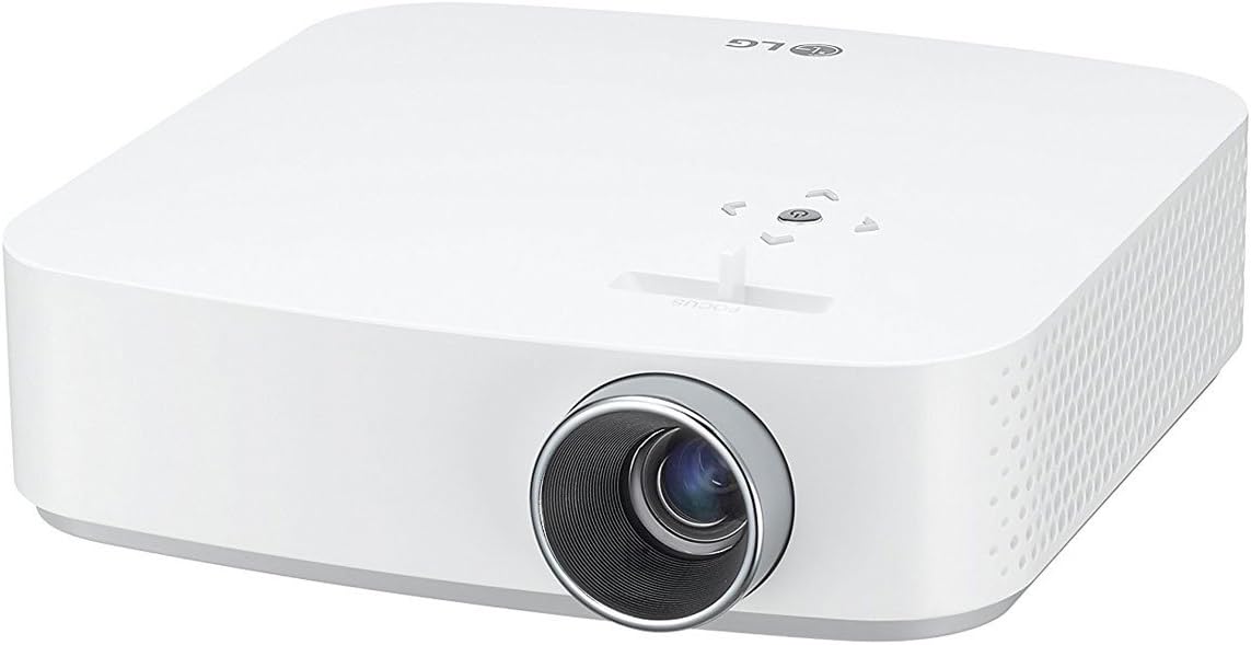 PF50KA 100” Portable Full HD (1920 x 1080) LED Smart TV Home Theater CineBeam Projector with Built-in Battery (2.5 hours) - White