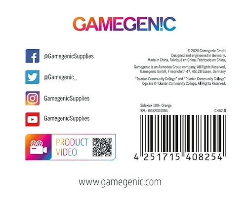 Gamegenic: Sidekick 100+ Convertible (Laranja), Galápagos Jogos