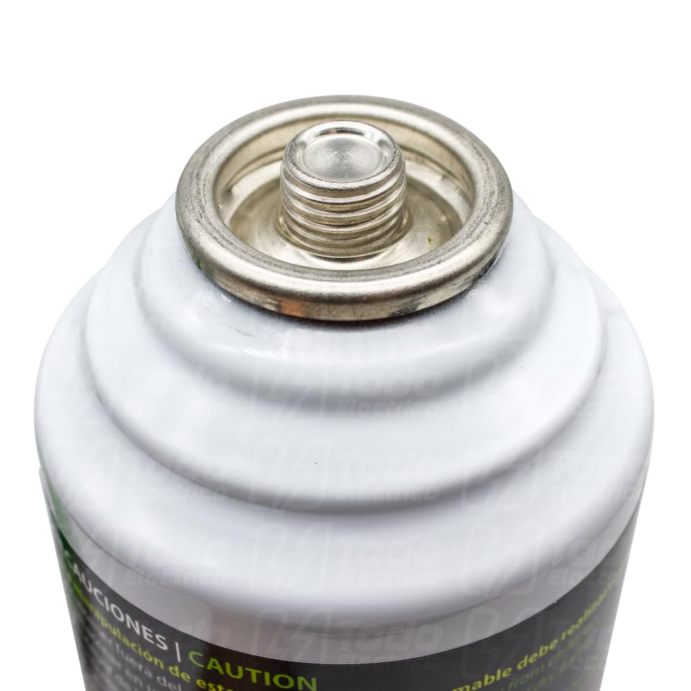 Gas refrigerante orgánico sustituto del R12 y R134A (2 botellas + manometro + llave + conector rapido)