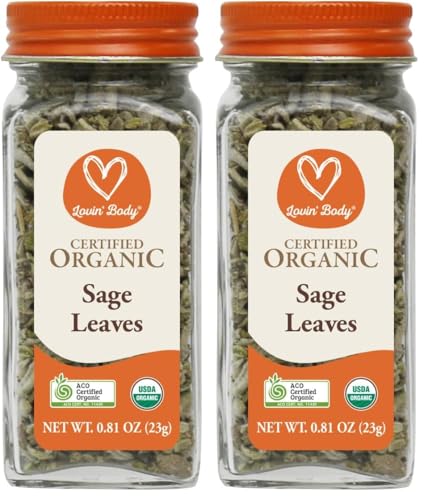 Lovin' Body Organic Sage Leaves 23 g (Pack of 2)